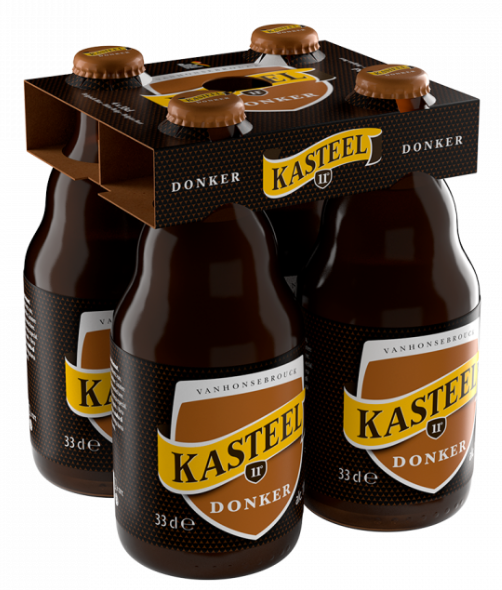 Kasteel donker clip 4x33cl