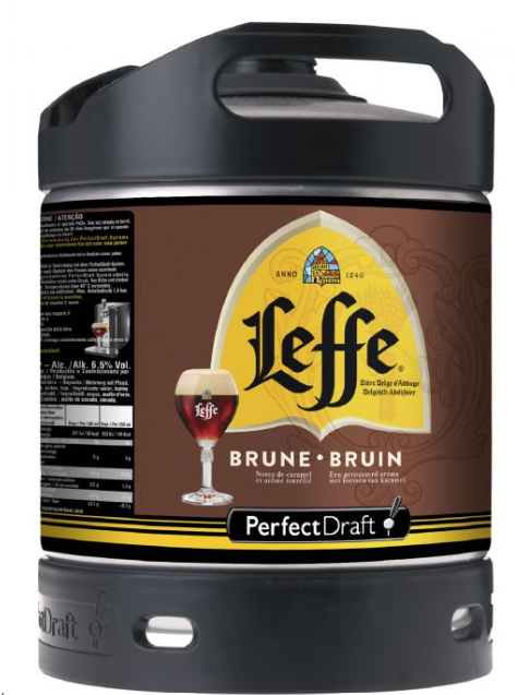 Leffe bruin perfect draft vat 6l